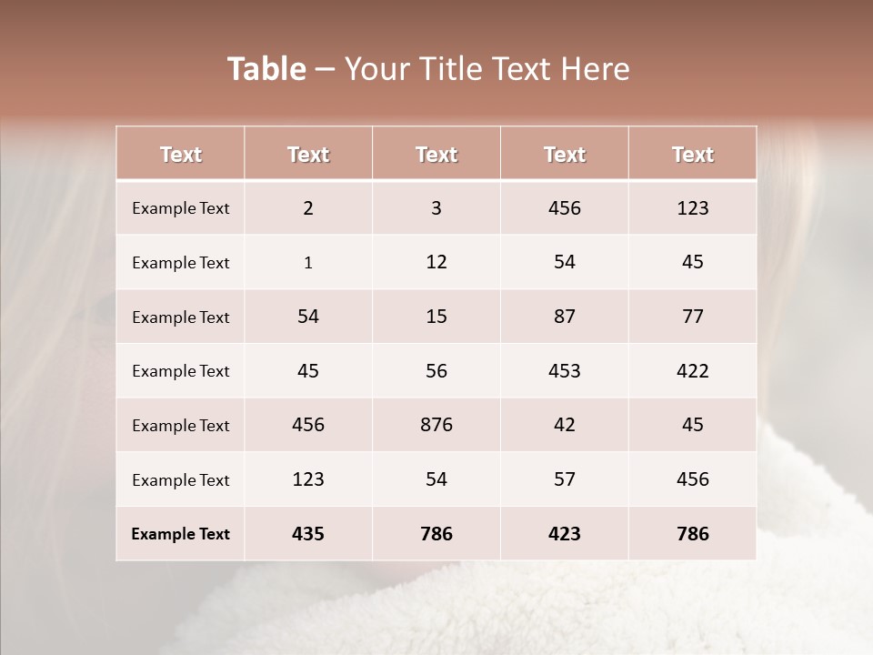 Company Figure Li Ten PowerPoint Template