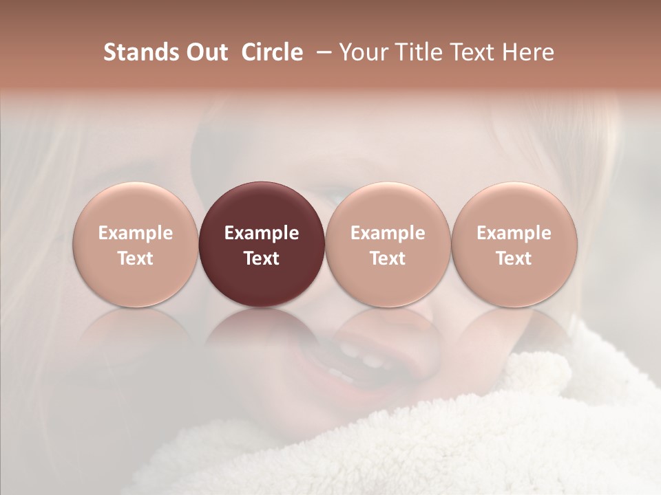 Company Figure Li Ten PowerPoint Template