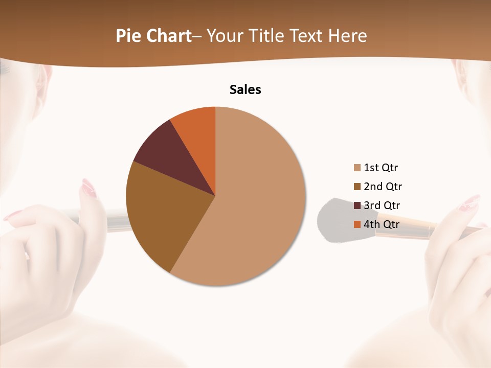 Brush Cosmetics Pink PowerPoint Template