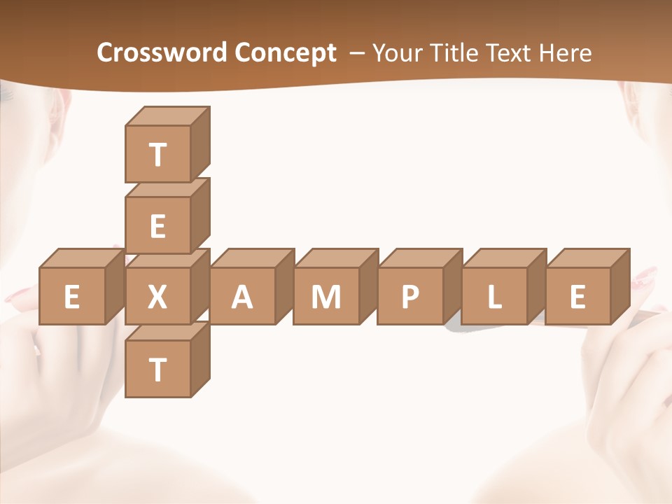 Brush Cosmetics Pink PowerPoint Template