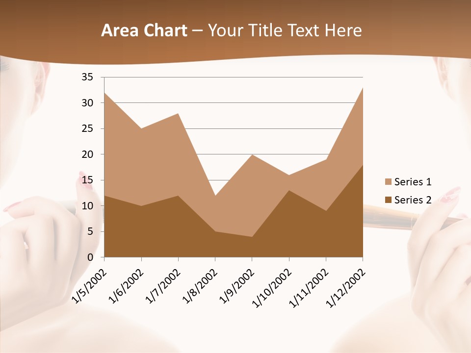Brush Cosmetics Pink PowerPoint Template