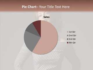 Young Head Female PowerPoint Template