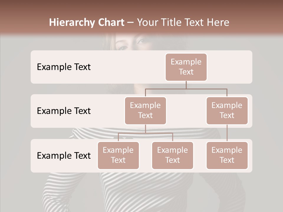 Young Head Female PowerPoint Template