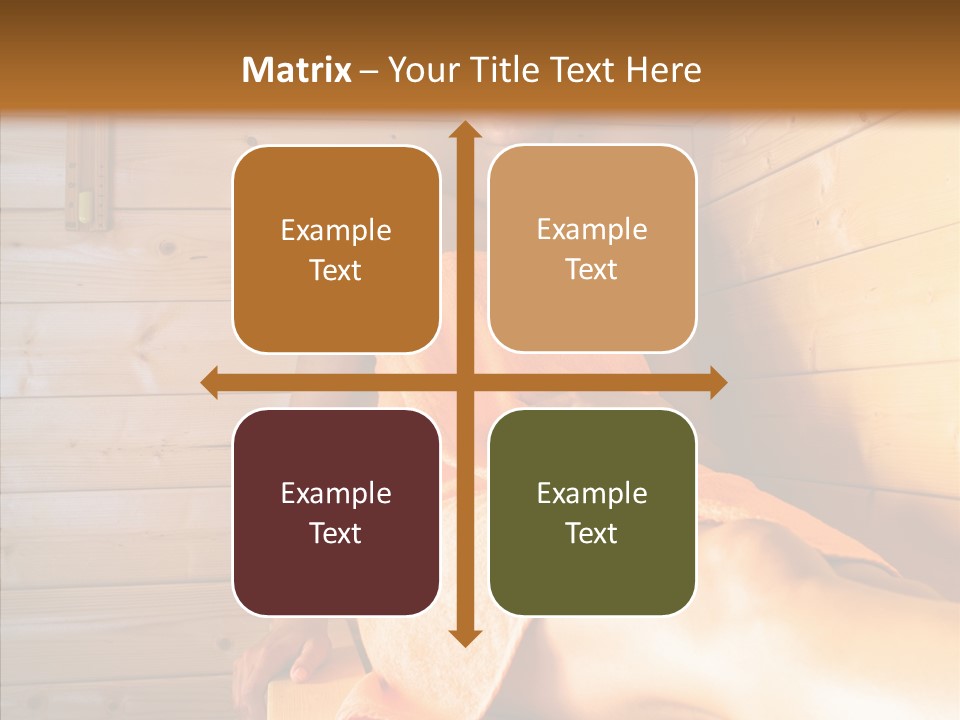 Woman Relaxation Leisure PowerPoint Template