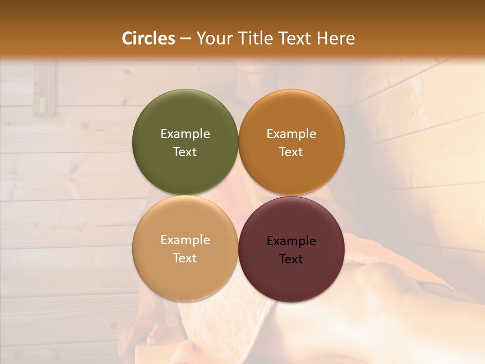 Woman Relaxation Leisure PowerPoint Template