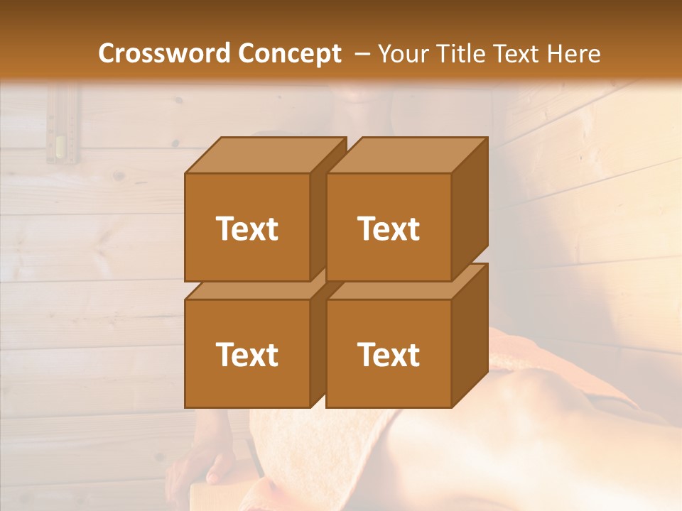 Woman Relaxation Leisure PowerPoint Template