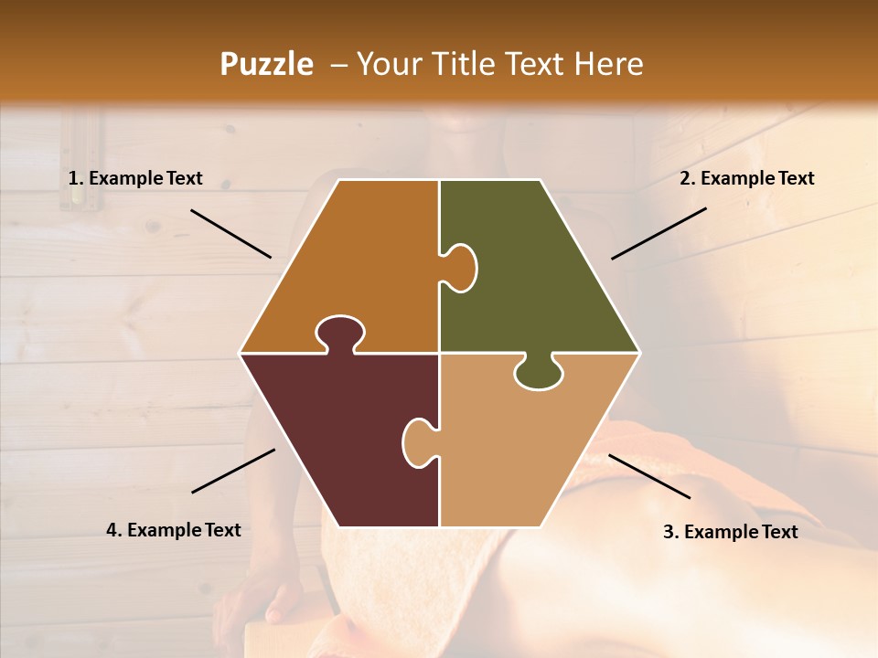 Woman Relaxation Leisure PowerPoint Template