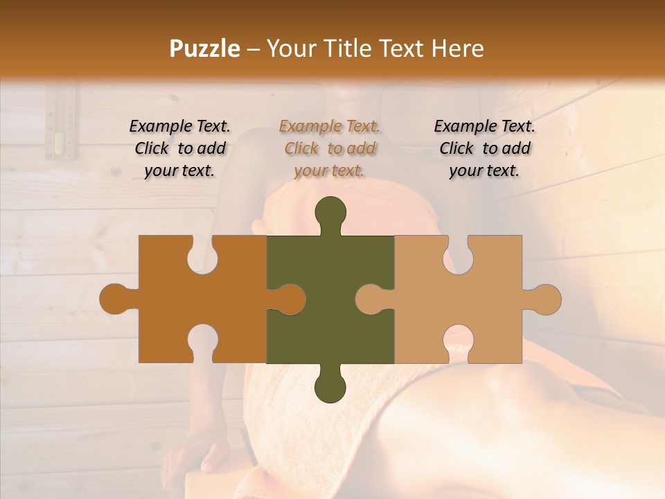 Woman Relaxation Leisure PowerPoint Template