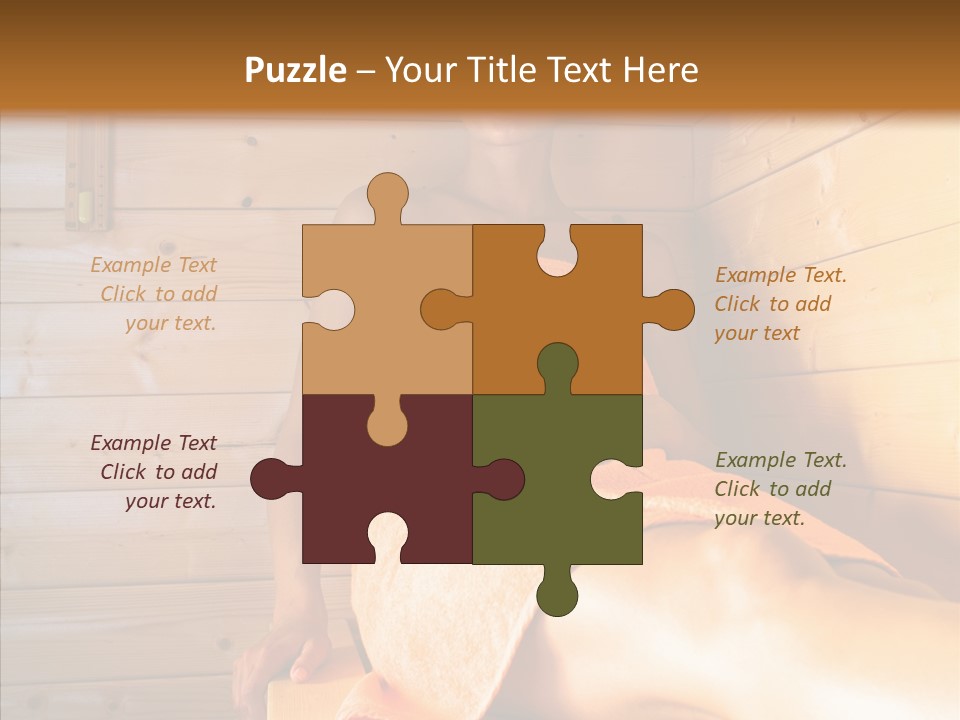 Woman Relaxation Leisure PowerPoint Template