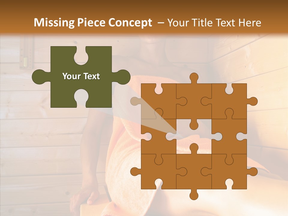 Woman Relaxation Leisure PowerPoint Template