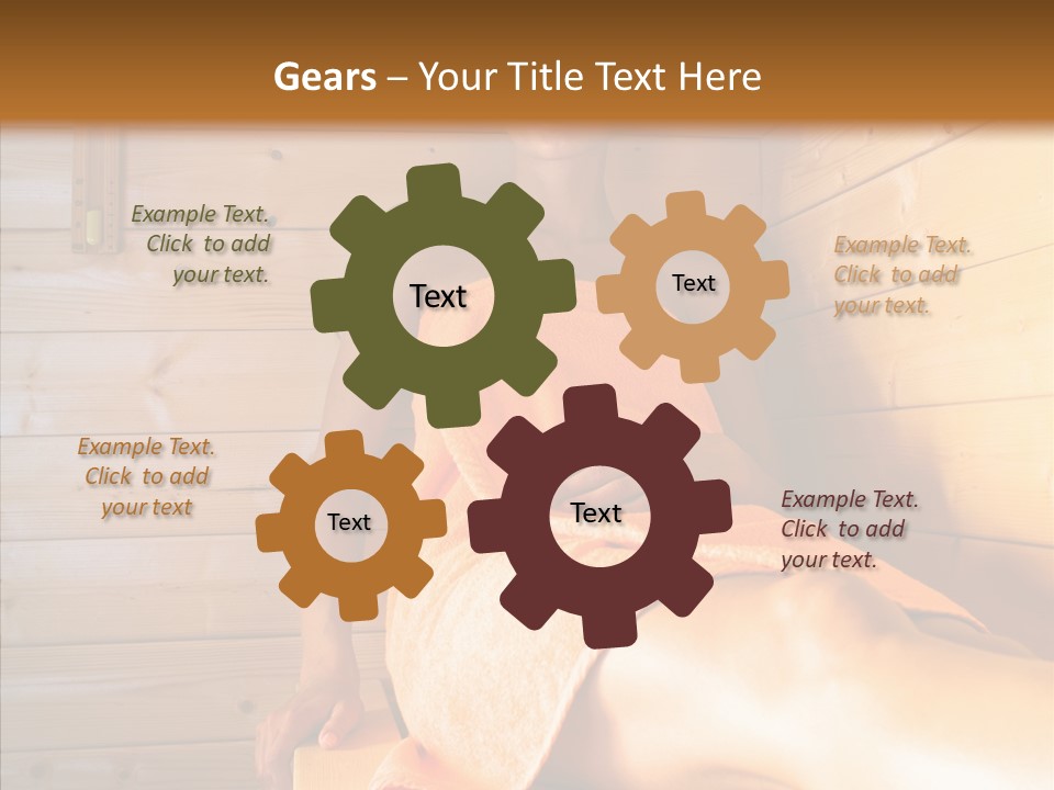 Woman Relaxation Leisure PowerPoint Template