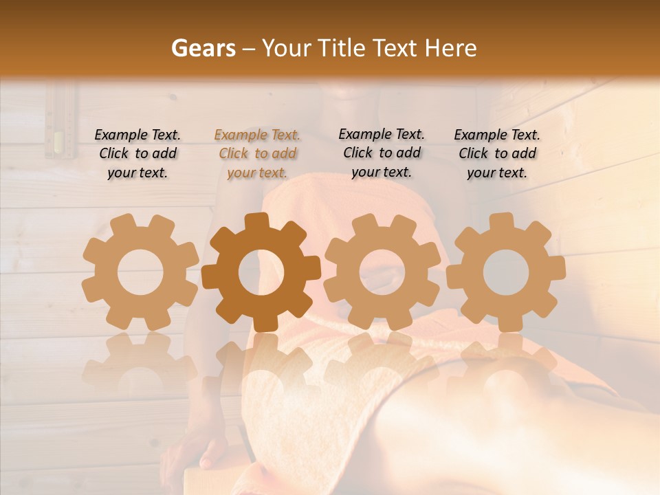 Woman Relaxation Leisure PowerPoint Template