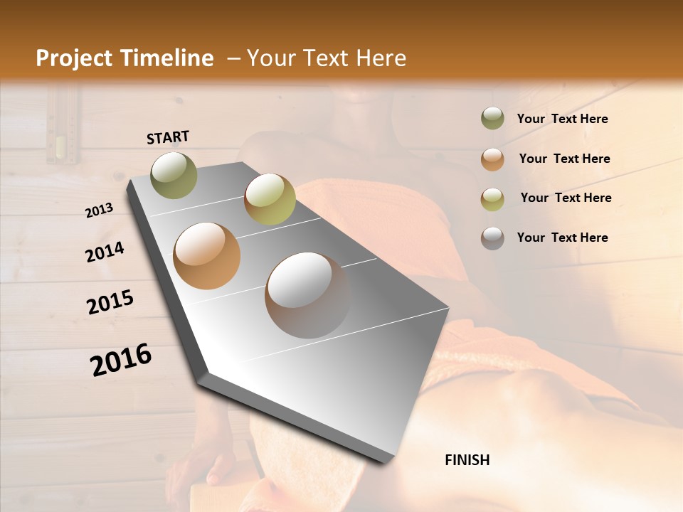Woman Relaxation Leisure PowerPoint Template