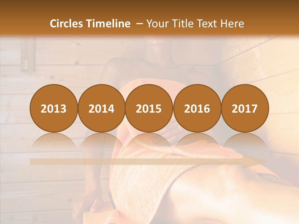 Woman Relaxation Leisure PowerPoint Template