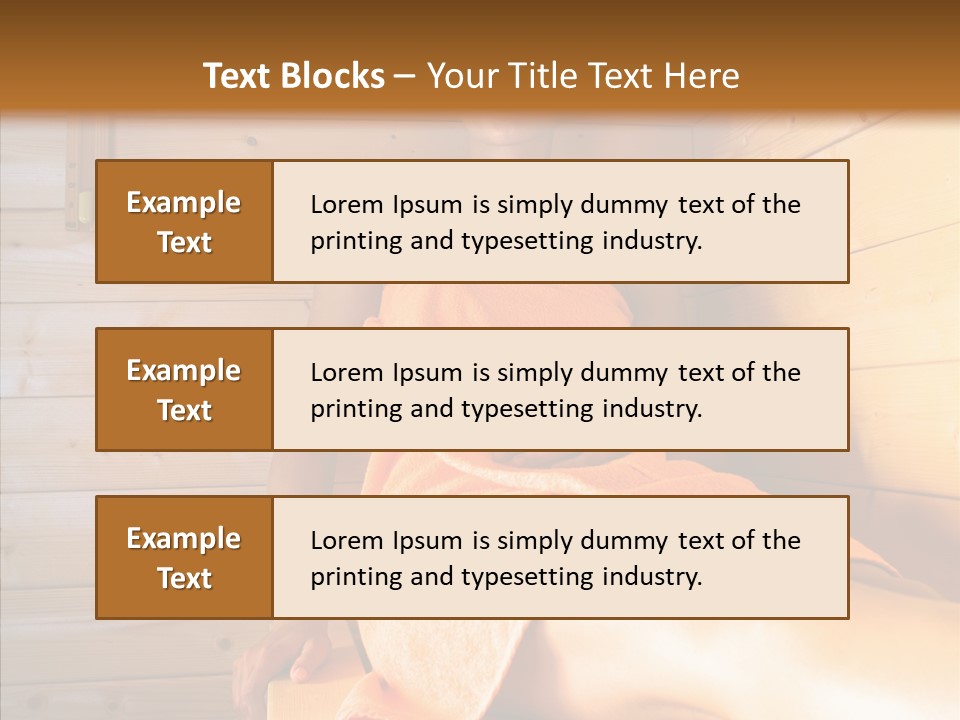 Woman Relaxation Leisure PowerPoint Template