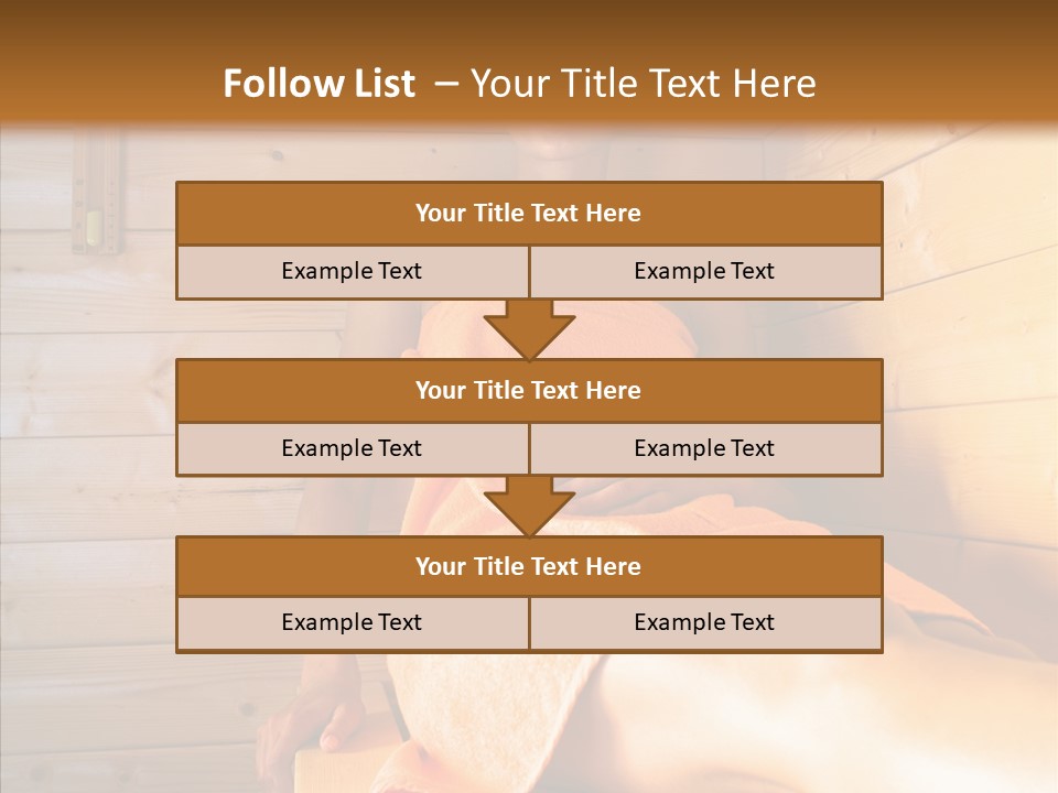 Woman Relaxation Leisure PowerPoint Template