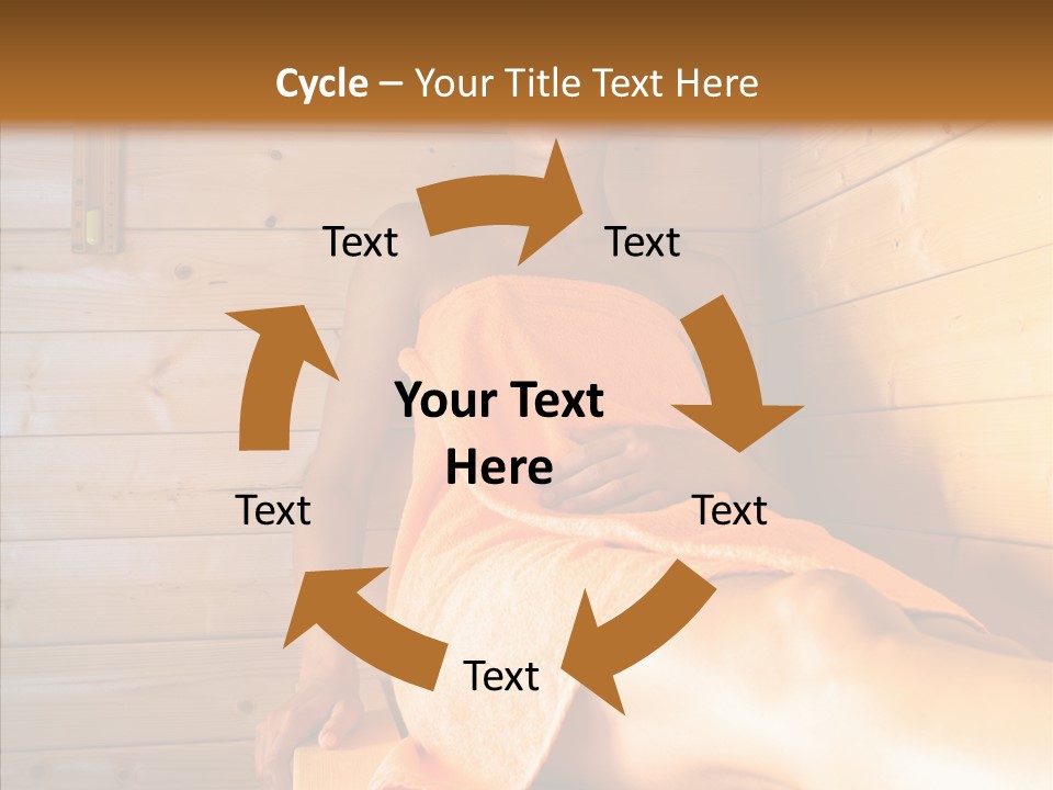 Woman Relaxation Leisure PowerPoint Template