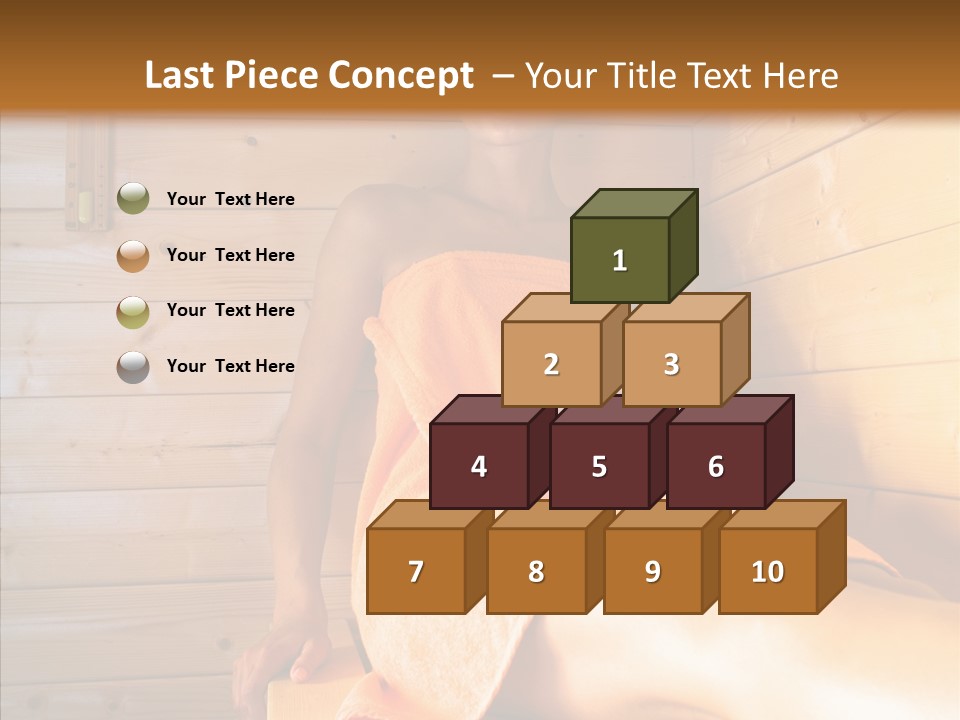 Woman Relaxation Leisure PowerPoint Template