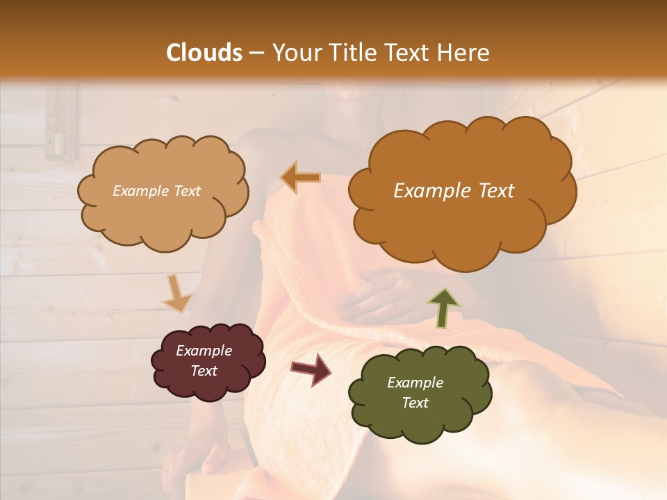 Woman Relaxation Leisure PowerPoint Template