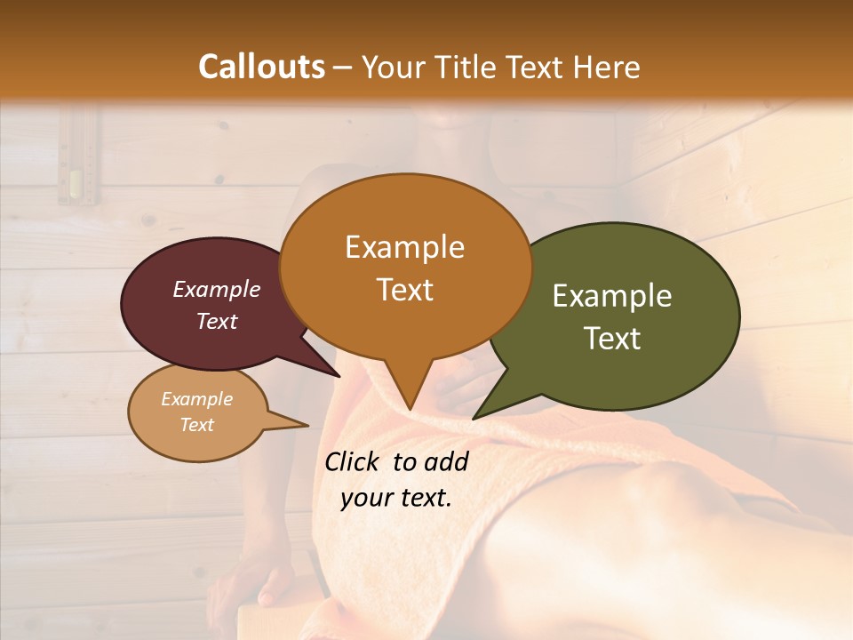 Woman Relaxation Leisure PowerPoint Template