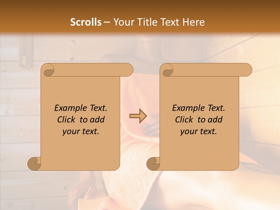 Woman Relaxation Leisure PowerPoint Template
