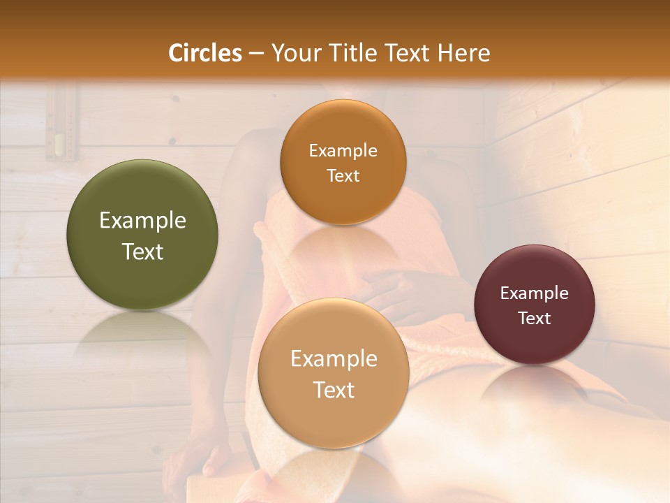 Woman Relaxation Leisure PowerPoint Template