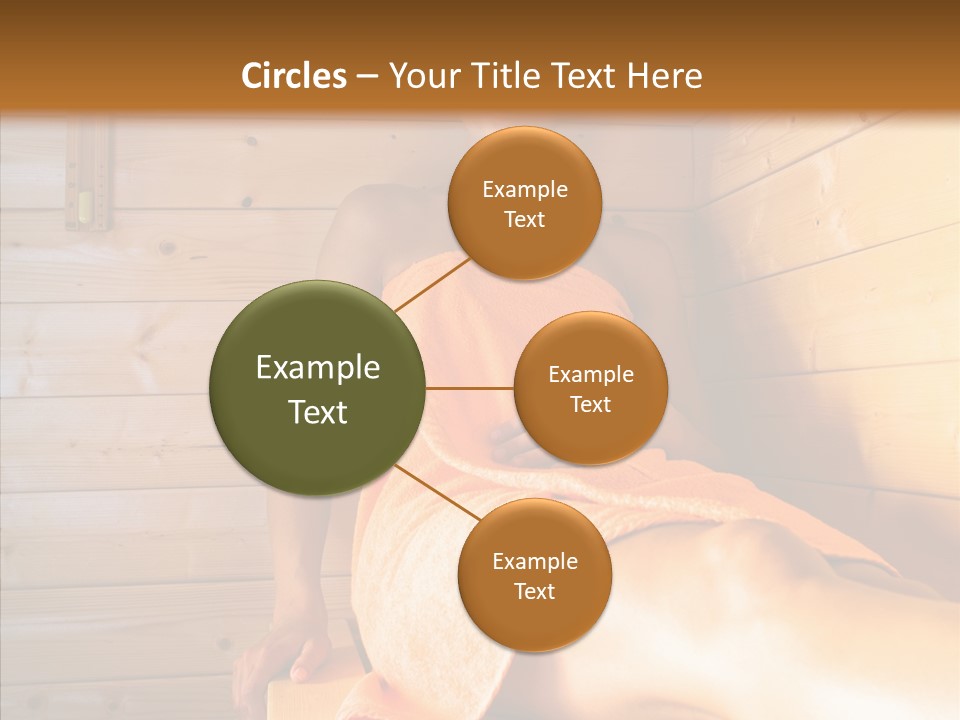 Woman Relaxation Leisure PowerPoint Template