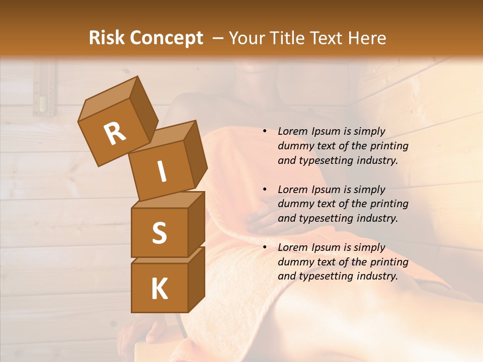 Woman Relaxation Leisure PowerPoint Template