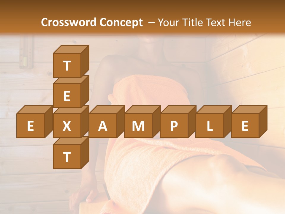 Woman Relaxation Leisure PowerPoint Template