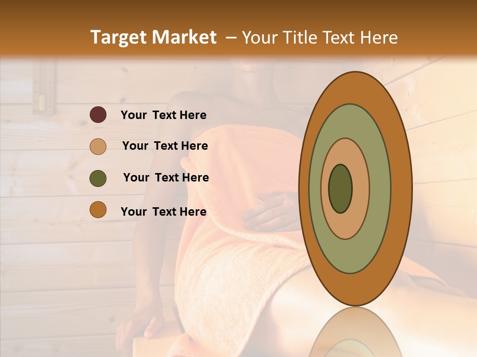 Woman Relaxation Leisure PowerPoint Template