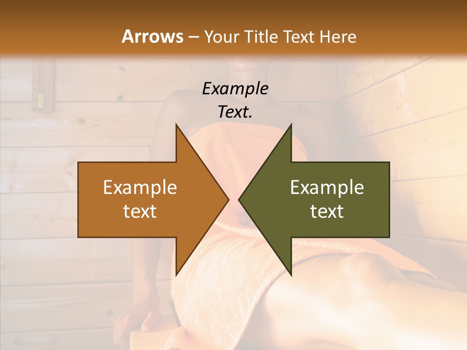 Woman Relaxation Leisure PowerPoint Template
