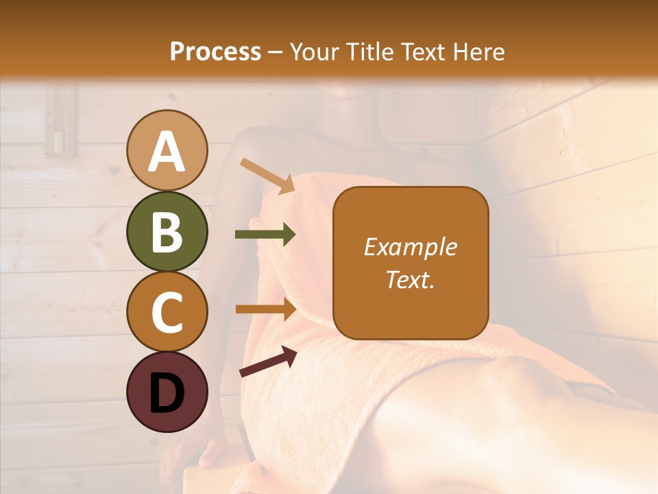 Woman Relaxation Leisure PowerPoint Template