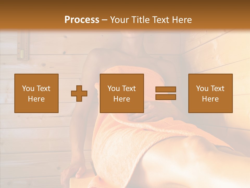 Woman Relaxation Leisure PowerPoint Template