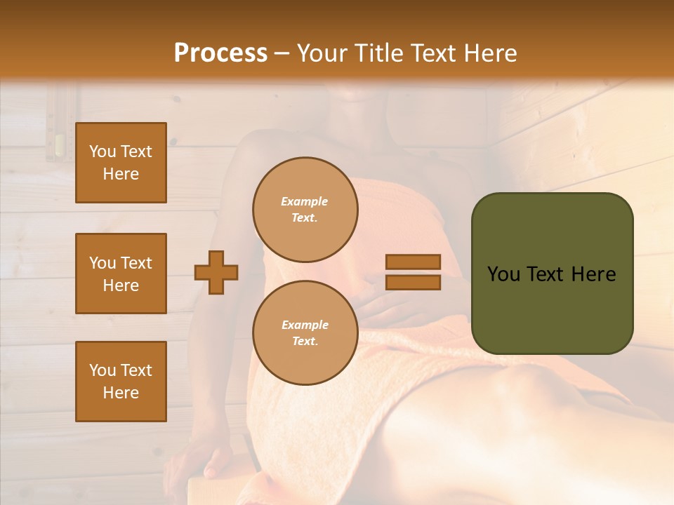 Woman Relaxation Leisure PowerPoint Template