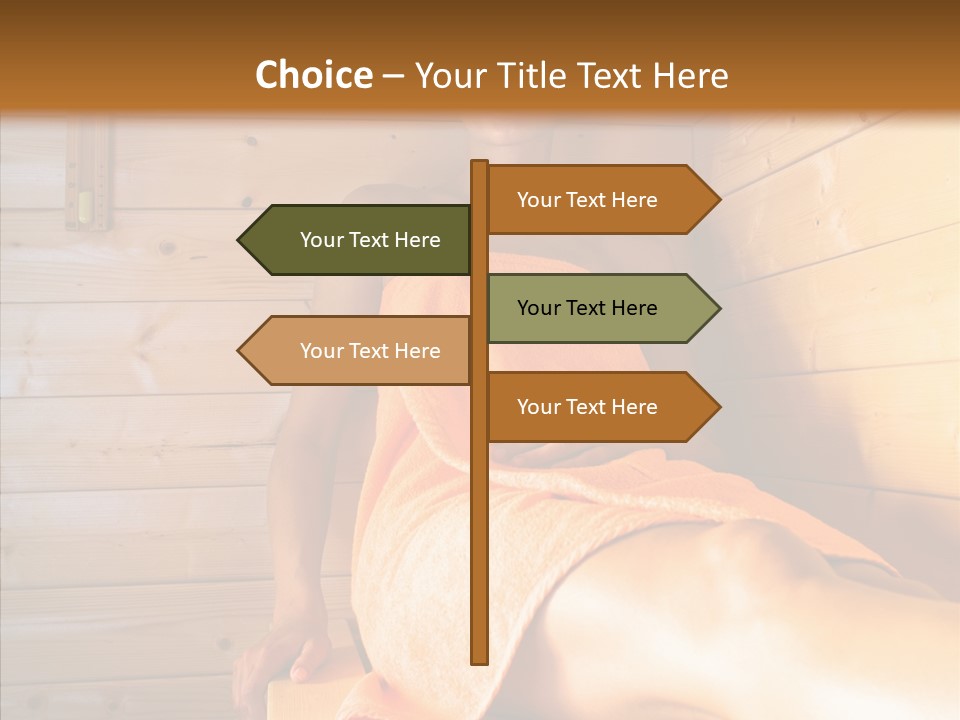 Woman Relaxation Leisure PowerPoint Template