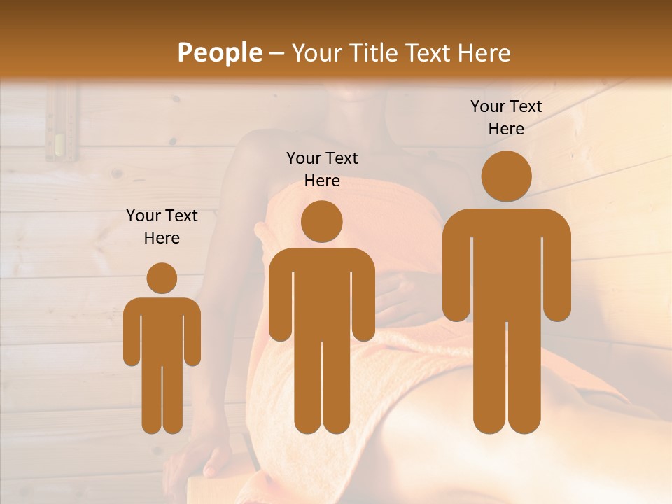 Woman Relaxation Leisure PowerPoint Template