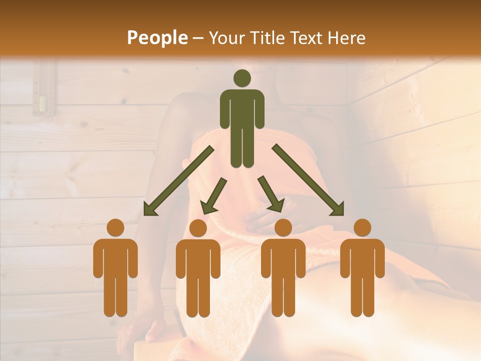 Woman Relaxation Leisure PowerPoint Template