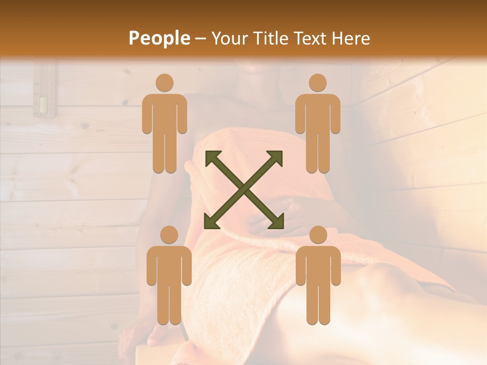 Woman Relaxation Leisure PowerPoint Template