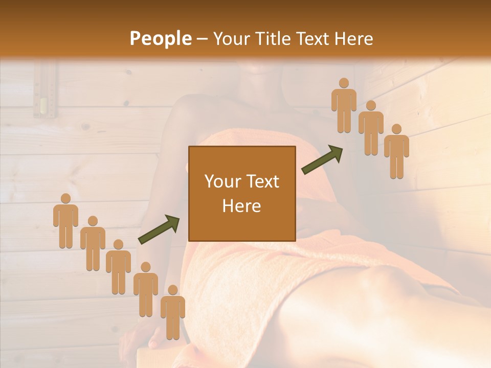 Woman Relaxation Leisure PowerPoint Template