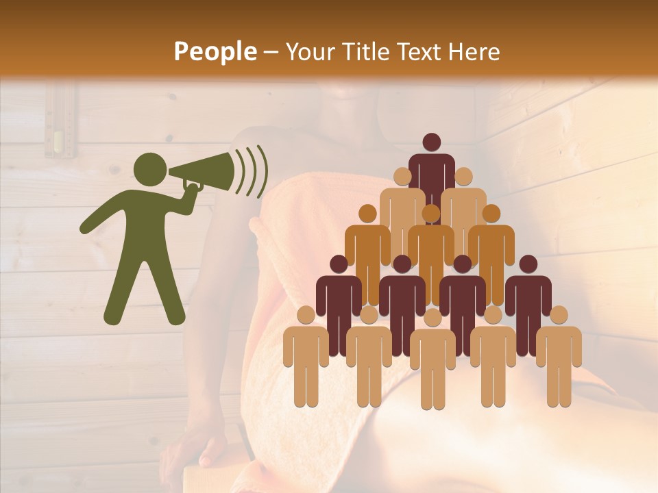 Woman Relaxation Leisure PowerPoint Template