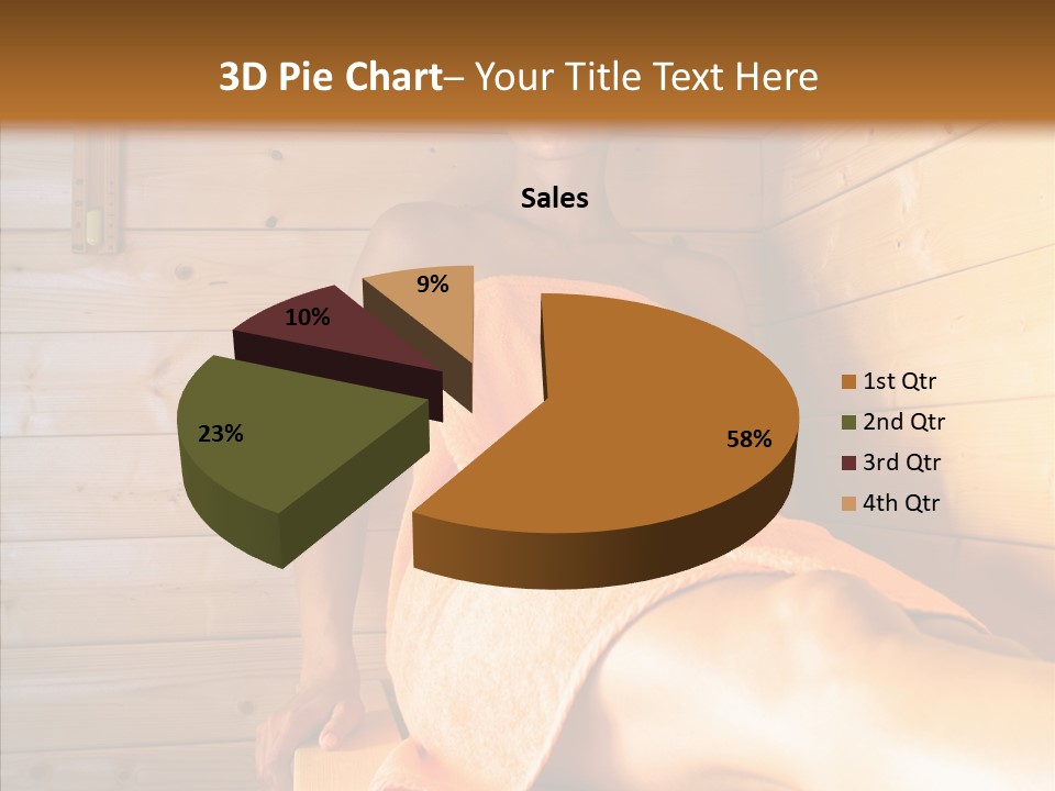 Woman Relaxation Leisure PowerPoint Template