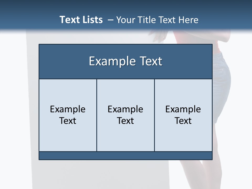 Table Trategy Per On PowerPoint Template