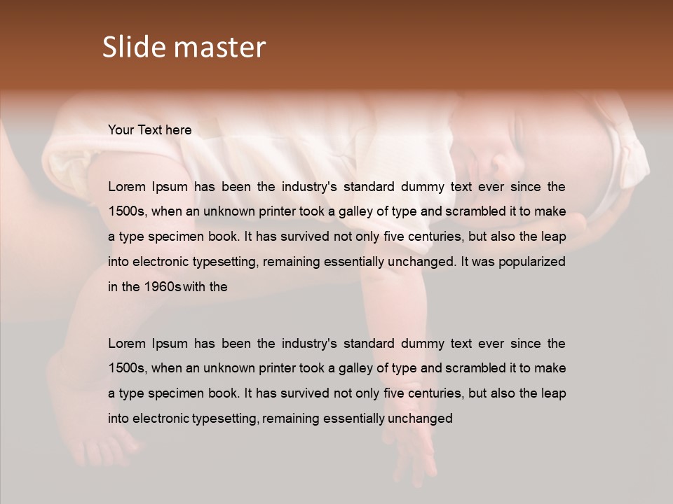 Father Safety Generation PowerPoint Template