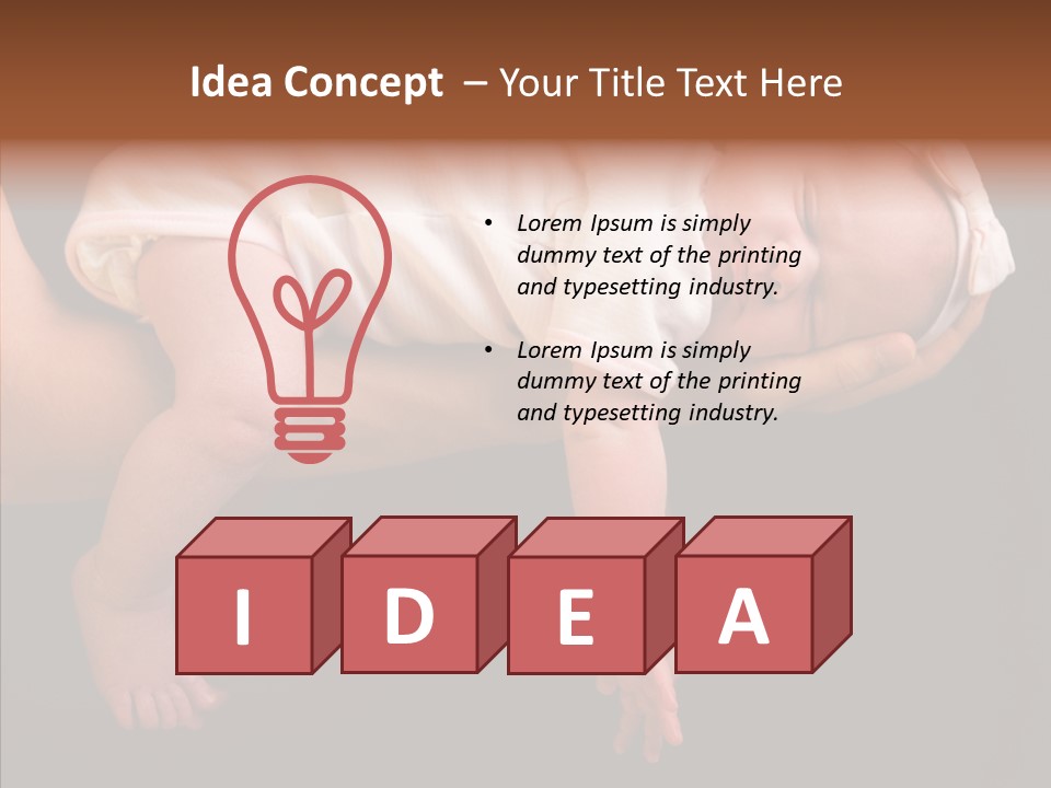 Father Safety Generation PowerPoint Template