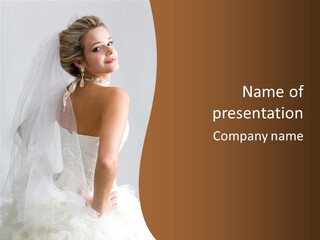 Celebration Bride Fiancee PowerPoint Template