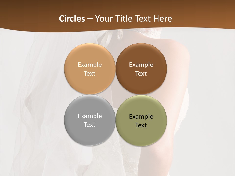 Celebration Bride Fiancee PowerPoint Template