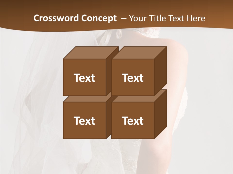 Celebration Bride Fiancee PowerPoint Template