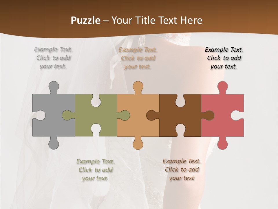 Celebration Bride Fiancee PowerPoint Template