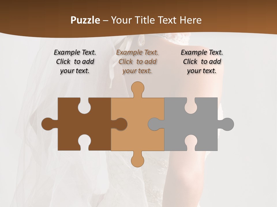 Celebration Bride Fiancee PowerPoint Template