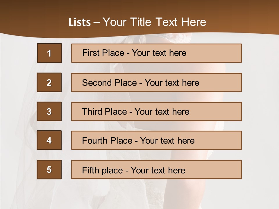 Celebration Bride Fiancee PowerPoint Template
